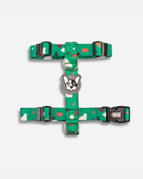 Pretal Doble Agarre Rocky Verde